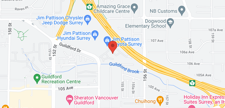 map of 39 15399 GUILDFORD DRIVE
